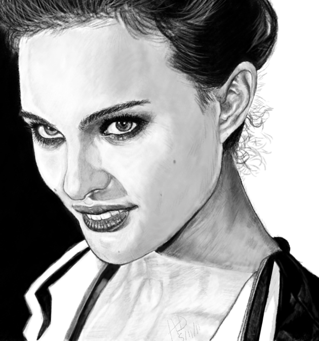 Drawing of Natalie Portman